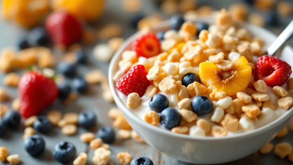Dietary specialists caution against added sugars in popular breakfast cereals and yoghurts.